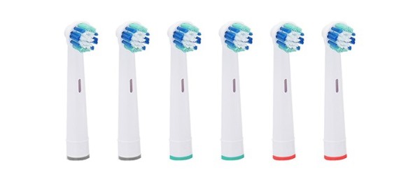 Toothbrush heads set of 6
