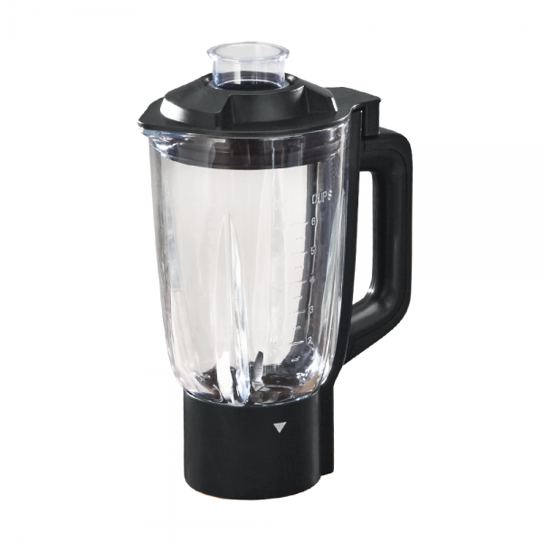 Blender with lid and measuring cup