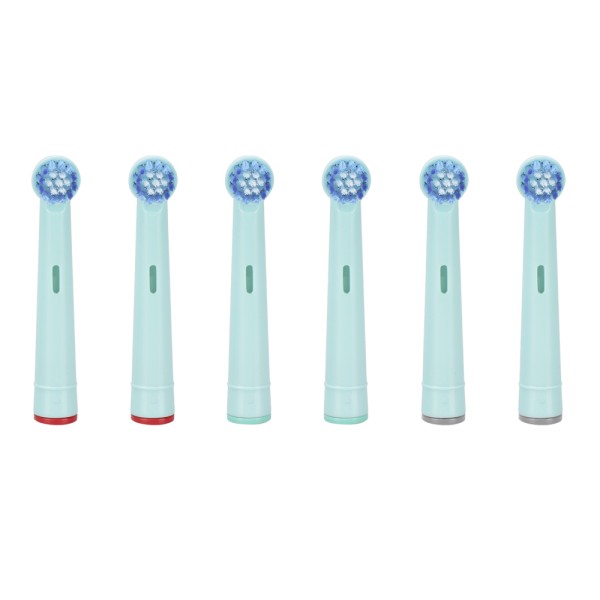 Tandbørstehoveder, sæt med 6 dele (lille)
